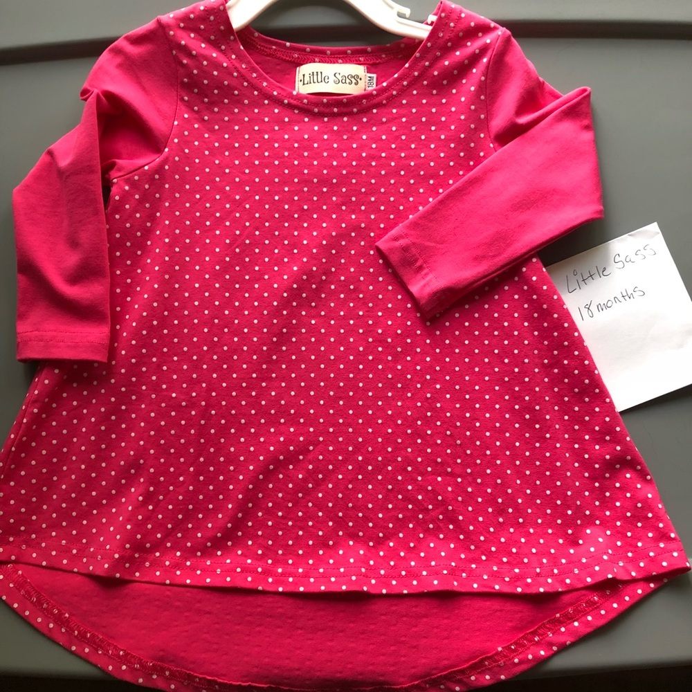 Little Sass Boutique Hi-Low Top 18 Months